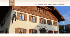 Desktop Screenshot of hotel-pfronten.de